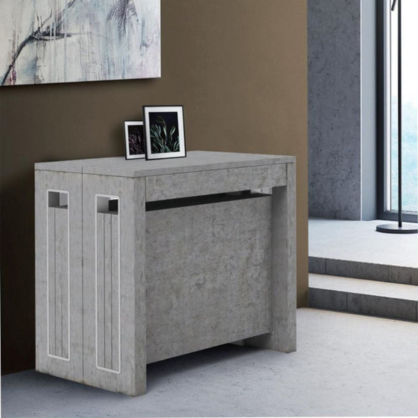 Consolle Allungabile 90x49/320x77 cm Transformer cemento acquista