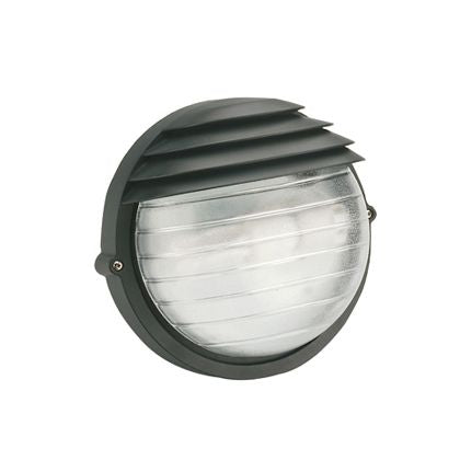 online Lampada Applique Tonda Piccola Colore Nero per Esterno Linea Palpebra Sovil