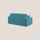 Divano Letto 3 Posti 206x92x96 cm in Tessuto Azzurro
