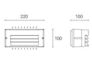 Applique da Esterno a LED 10W 4000K Sovil Alluminio