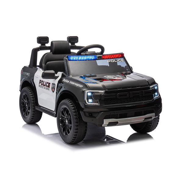 sconto Macchina Elettrica per Bambini Licenza Ufficiale Ford Raptor Police 10,8V Bianco e Nero