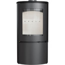Stufa a Legna 6/11KW in Acciaio Flig Santa Monica Nera