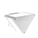 Lampada Applique Verticale Colore Bianco per Esterno Linea Three Livos