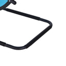 Sedia Sdraio da Giardino per Esterni Design Ergonomico Poggiatesta Rimovibile Azzurro 150x63x89 cm 