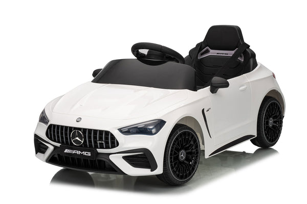 sconto Macchina Elettrica per Bambini 12V Licenza Ufficiale Mercedes CLE53 Sedile in Pelle Bianco