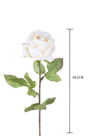 Set 4 Rose Artificiali con Dry Altezza 62 cm 