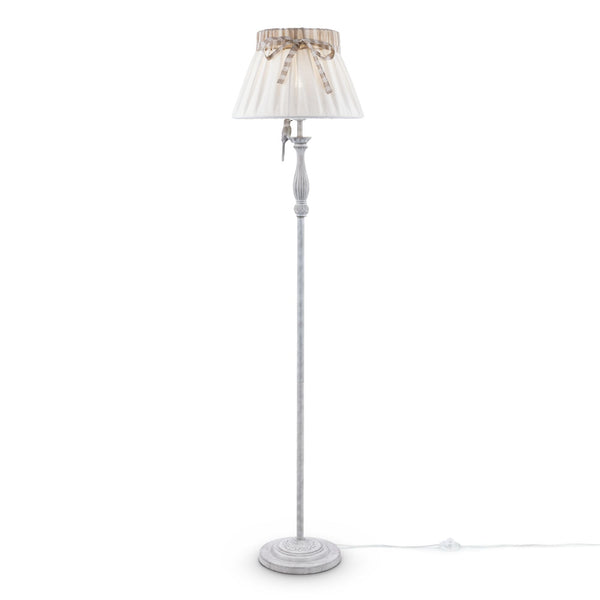 Lampada da terra Elegant in Metallo Bird Bianco Antique prezzo