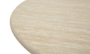 Tavolo da Pranzo Stoccolma Verde Ø120x76 cm in MDF e Ferro Verde e Crema      
