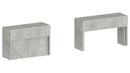 Panca Allungabile 66/290x25x45 cm Pratika Singola A Cemento  