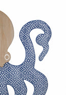Pannello da Muro Octopus 41x1,5x57 cm in Ferro e MDF Multicolor      