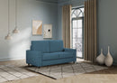 Divano 2 Posti 168x85x85 cm Sakar in Tessuto Avio