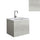 Mobile Lavatoio Sospeso Vasca Zeus in MineralMarmo Apertura a Cassettone 60x48x50 cm Olmo Bianco