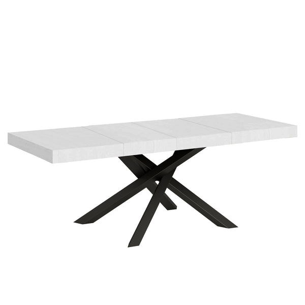 Tavolo Allungabile 180/284x90x77 cm Volantis Premium Bianco Frassino sconto