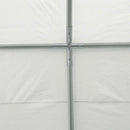 Gazebo da Giardino Garage Portatile 4x4x2,85m in tessuto PE Bianco