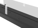 Bruciatore a Bioetanolo da Incasso 200x32x15 cm Insert Slim 2000 Nero con Vetro