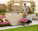 Armadio Porta Attrezzi da Giardino 146x120x82 cm in Resina Keter Store It Out Arc Beige