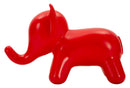 Sgabello Elephant Rosso 86x46x56 cm in Polietilene Rosso      