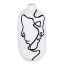 Vaso con Viso Ø12,4x25 cm  in Ceramica VdE Tivoli 1996 Vis a Vis