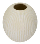 Vaso Icicle Ø36,5x38 cm in Mgo Crema      