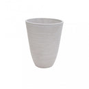 Vaso Piccolo Anemone Ø25,5x32,5 cm in Fibra sintetica Bianco