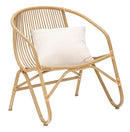 Poltrona Panama con Cusino 66x70x82 cm in Ferro e Poliestere