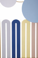 Pannello da Muro Colorful 37x2x84 cm in Ferro Multicolor      