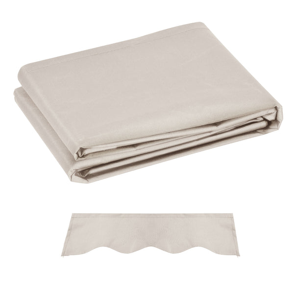 online Telo di Ricambio per Tenda Parasole Retrattile 3x2,5 m in Poliestere Anti UV 50+ Crema