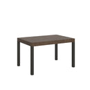 Tavolo Allungabile 120/380x90 cm Everyday Noce Gambe Antracite      