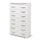 Cassettiera Settimino Maxi 127x76x41 cm bianco frassinato