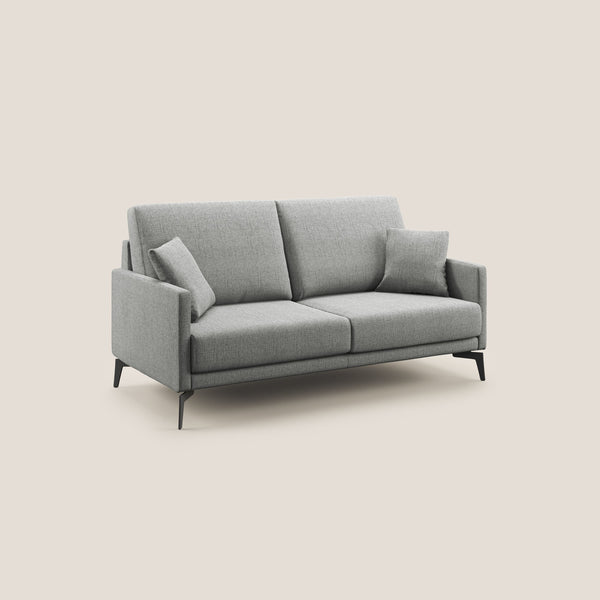 Divano 3 Posti 180x94x90 cm in Tessuto Grigio Chiaro acquista