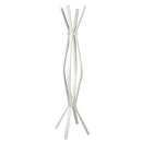 Appendiabiti a Stelo in Legno 4 Braccia 60x60H178cm Bianco
