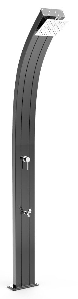 prezzo Doccia Solare da Giardino Temporizzatore e Lavapiedi Arkema Spring Top Line Perla Nera