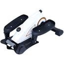 Mini Pedaliera Ellittica per Allenamento a Casa Max 110Kg Bianca e Nera 