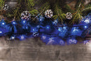 Luci di Natale 240 LED 9,56m Blu da Esterno-Interno Soriani