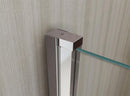 Porta Parete Doccia 1 Anta a Libro in Cristallo Trasparente 6mm H190 Varie Misure