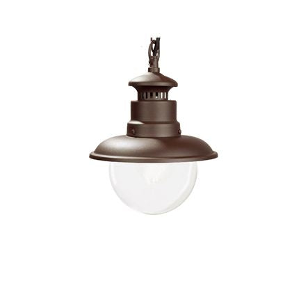 sconto Lampada a Sospensione da Esterno E27 in Metallo Sovil Marrone