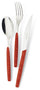 Servizio Set di Posate 24 pezzi in Acciaio Inox Eme Dream Rosso 6