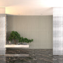 Set 12 Pannelli Decorativi Area 8,6 mq 120x60x2,5 cm Rivestimento Murale Effetto Pietra Graffiata 3D in PU Grigio Roccia