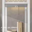 Lampada da Terra 2 in 1 Moderna 26x26x160 cm con 3 Ripiani Attacco E27 in MDF Bianco      