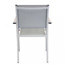 Poltrona Jamaica 55x58x85 h cm in Textilene Tortora