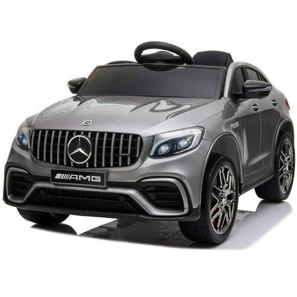 online Macchina Elettrica per Bambini 12V con Licenza Mercedes GLC 63S Coupè Grigio Metallizzato