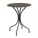 Tavolo Bristol Ø60x71h cm in Acciaio Taupe