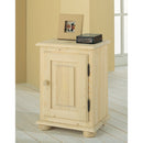Comodino in Legno Abete Grezzo 40x33x56cm Fumer Country