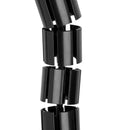 Colonna Passacavi in Tecnoplastica Emuca Hexa Nero