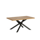 Tavolo Allungabile 140/190x90 cm Vindral Rovere Scortecciato Gambe Antracite      