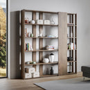 Libreria Moderna 5 Ripiani 178x36x204 cm in nobilitato Marrone