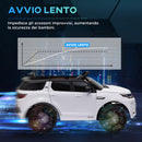 Macchina Elettrica per Bambini con Licenza Land Rover Discovery Sport 106x65,5x51 cm Bianco  