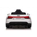 Macchina Elettrica per Bambini 12V Licenza Ufficiale Audi RS E-Tron GT con Telecomando Bianco