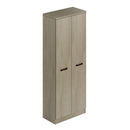 Armadio Portascope 71x38x182 cm con 5 ripiani Gabriella argilla