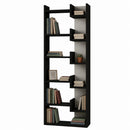 Libreria a 6 Ripiani 60,5x22x162,5 cm Scaffalatura Verticale Moderna Antracite      